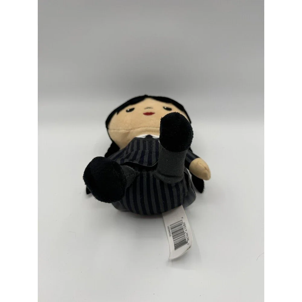 Wednesday Addams Plush Stuffed Doll Toy Small Black Nevermore Uniform Cute